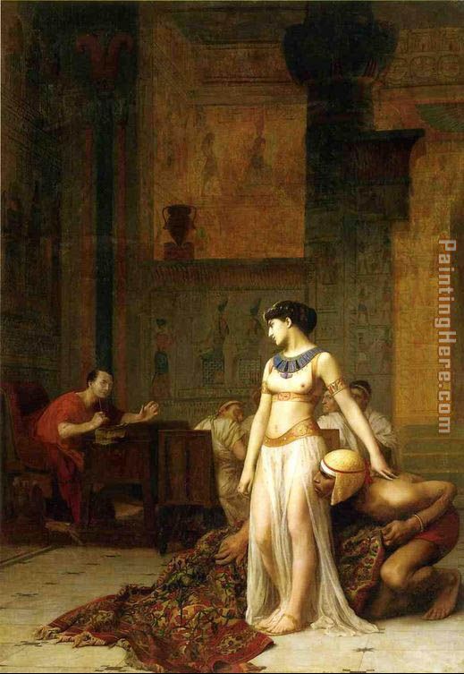 Jean-Leon Gerome Caesar and Cleopatra